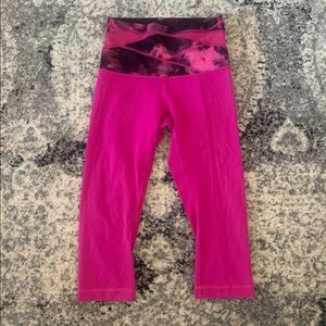 Lululemon crop leggings size 6